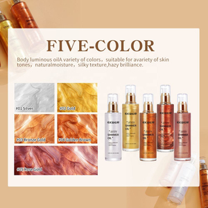 Mới đến ánh sáng lung linh dầu cơ thể trang điểm Illuminator Rose Gold Bronze da Glow long lanh Highlighter thuần chay cơ thể mặt ánh sáng lung linh dầu - Product Image 6