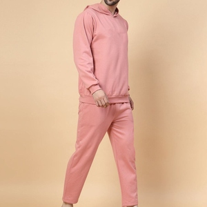 Ensemble survêtement homme de haute qualité en coton, sweat à capuche et jogging, taille XL, coupe ajustée, logo personnalisé, fitness d'hiver, deux pièces - Product Image 2