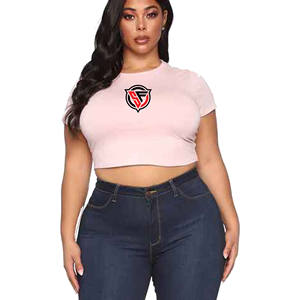 T-shirt vintage de haute qualité pour femmes vêtements de sport d'été personnalisés à manches courtes respectueux de l'environnement - Product Image 5