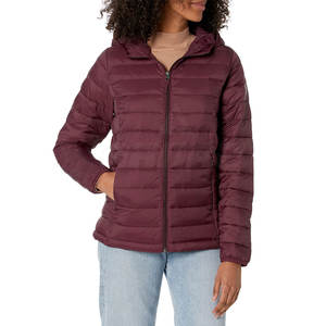 Elegante chaqueta acolchada con capucha con diseño a prueba de viento y resistente al agua Chaqueta acolchada clásica acolchada - Product Image 2