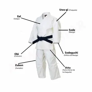 2024 uniforme de Karate personalizado para entrenar artes marciales estudiante Gi adecuado para el hogar y el gimnasio disponible en todos los tamaños, colores, pesos