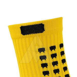 Service OEM, chaussettes de sport de style nouveau, chaussettes de sport de haute qualité, confortables, couleur jaune, chaussettes de sport - Product Image 4