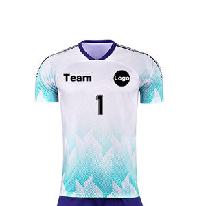 ชุดกีฬาชุดฟุตบอลกางเกงขาสั้นและเสื้อฟุตบอลที่ทนทานและสวมใส่สบายชุดเล่นกีฬาผลิตจากโรงงาน - Product Image 4