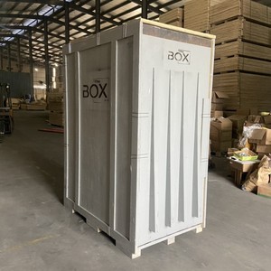 Wholesale Foldable Stackable Solid Plywood Wooden Crates with Ramp for Cargo Shipping, Multi-Functional Recyclable <b>Storage</b> - Product Image 5