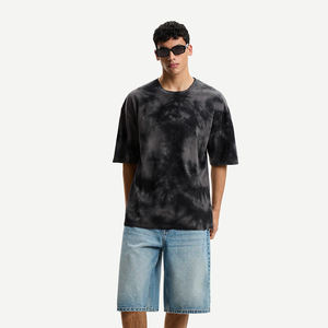 Camisetas Unisex de peso pesado de 280 Gsm, camisetas informales de algodón pesado en blanco personalizadas de talla grande con cuello redondo para hombres y mujeres - Product Image 3