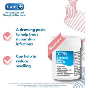 แคร์+ 50 กรัม แมกนีเซียมซัลเฟต เพสต์ ผลิตภัณฑ์ดูแลผิว - Product Image 5