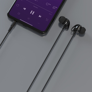 Prise auriculaire noire EP-265 avec interface microphone 3.5mm - Product Image 2