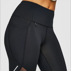 "Leggings de sport haute performance pour femmes avec poches durables et respirants parfaits pour la course à pied" - Product Image 4