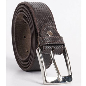 Cinturón formal de cuero vacuno clásico para hombre de alta calidad, para uso profesional y empresarial, cinturones de cuero genuino de lujo de Pakistán - Product Image 4