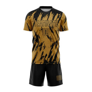 Uniformes de football en polyester de haute qualité Kits d'équipe à séchage rapide personnalisés Maillots de football en gros pour jeunes adultes Ensembles personnalisés - Product Image 2