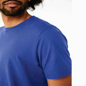 Camisetas ecológicas de algodón 100% para hombre, camisetas ajustadas informales para correr en blanco para la próxima temporada de verano, patrón de estampado ligero - Product Image 4