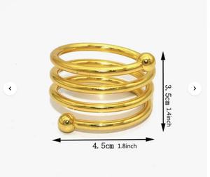 Traditional spring bead napkin buckle napkin <b>ring</b> home dining table decor wedding party dinner table decoration bulk quantity - Product Image 4