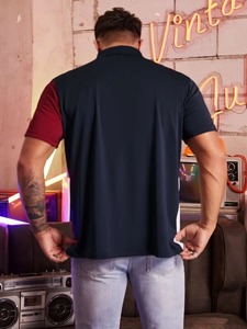 Polos para hombre Camiseta de algodón 100% Logotipo personalizado Tallas grandes Liso Impreso con etiqueta privada Polos - Product Image 6