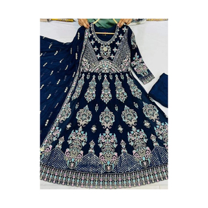 Vestido Chunri de gasa para mujer de 4 piezas, traje Chunri de gasa pakistaní, traje Chunri de diseñador para mujer - Product Image 3