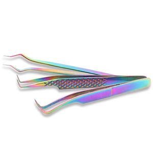 Pinzas para Extensión de Pestañas con Punta de Fibra y Agarre de Diamante, Cierre Hermético, Más Vendidas, Profesionales - Product Image 5