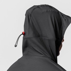 Primavera y otoño 2025 Nueva media cremallera LOGO manga cuello Vertical pulóver sudadera presión de goma cremallera chaqueta deportiva - Product Image 4