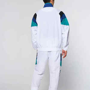 Traje cortavientos deportivo de dos piezas para hombre de la mejor calidad, traje cortavientos de nailon y poliéster de verano - Product Image 2