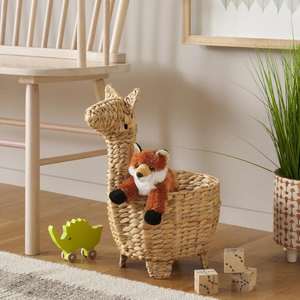 Adorable Cesta en Forma de Jirafa Tejida a Mano con Jacinto de Agua, Cesta de Almacenamiento Hecha a Mano, Venta al por Mayor, Ecológica, Hecha en Vietnam - Product Image 1