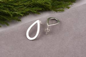 925 Sterling Silver Best Beautiful Stud Earring Cadeau de bijoux faits à la main pour son anniversaire Bijoux en gros PAR CASA DE PLATA. - Product Image 6