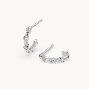 Pendientes de Aro Finos con Diseño de Margarita - Product Image 6