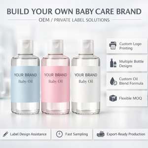 Aceite para Bebés de Marca Privada OEM, Fabricante de Productos Suaves para el Cuidado del Bebé, Aceite Corporal Hidratante para Piel Sensible, Fórmula Natural para el Cuidado de la Piel Infantil - Product Image 3