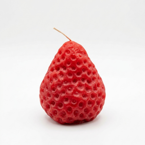 <b>Large</b> Strawberry <b>Candle</b> Scented Soy Wax Fruit Shaped <b>Candles</b> Decorative Pillar <b>Candle</b> Decor Private Label Custom Color Scent NF - Product Image 1
