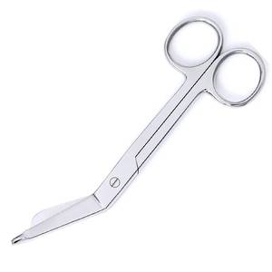 Ciseaux à pansement manuels à prise confortable certifiés CE Tailles personnalisées Prix des instruments chirurgicaux à usage hospitalier en acier inoxydable - Product Image 1