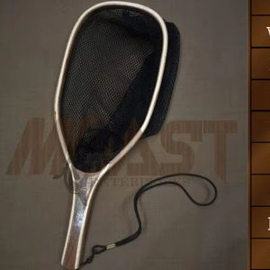 ตาข่ายจับและปล่อยด้วยมือทำจากไม้มีตะขอแขวนแบบยาวและลึกสำหรับตกปลาเทราต์ - Product Image 1