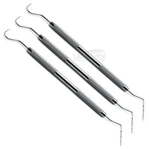 UL AMIN Prix de gros Meilleure vente Instruments dentaires certifiés ISO Sondes d'alimentation manuelles à code couleur Certifiées CE - Product Image 5