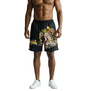 IOTA SPORTS Graphic Shorts Summer Sublimation printed Double <b>Layer</b> 7 Inch Inseam Mesh Shorts Manufacture - Product Image 1