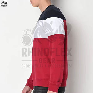 Sudaderas de hombre de fábrica de alta calidad en venta al por mayor básicos algodón mezclado precio sudadera impresión personalizada Logo hombres sudadera - Product Image 4