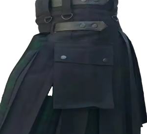 Prix de gros, kilt en coton respirant pour homme, kilt en coton léger et confortable pour homme, kilt en coton de haute qualité avec design et logo personnalisés - Product Image 1