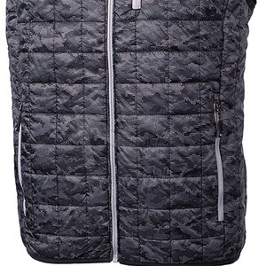 2024 nouveau Design mode hiver personnalisé bouffant hiver corps plus chaud col montant coton hommes gilet sans manches bouffantes vestes - Product Image 5