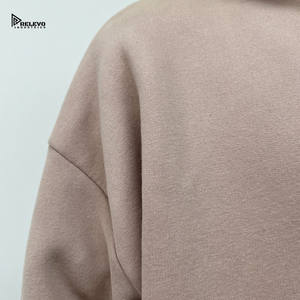 เสื้อฮู้ดทรงโอเวอร์ไซส์ผ้าคอตตอนสี100% เรียบโอเวอร์ไซส์ผลิตได้ทั้งชายและหญิงเสื้อมีฮู้ดผ้าฟลีซหนา450GSM หนา - Product Image 4