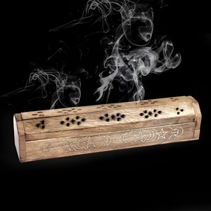 Modern <b>Incense</b> <b>Stick</b> <b>Holders</b> Wooden <b>Incense</b> <b>Stick</b> Burner For Religious Fragrance Arabic Style Bakhoor Oudh Burner - Product Image 4