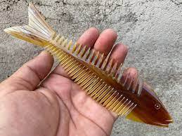 หวีฮอร์นที่ใส่ใจต่อสิ่งแวดล้อมทำจากวัสดุที่ยั่งยืนหวีฮอร์นที่ทำด้วยมือสำหรับเคราและหนวดหวีฮอร์นธรรมชาติ - Product Image 4