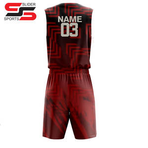 OEM Design 100% Polyester Basketball Uniform for Unisex Plus Size with Custom Heat-Transfer <b>Printed</b> Breathable Design - Product Image 2