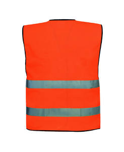 Venta al por mayor de alta visibilidad chaleco de seguridad 100% poliéster reflectante ropa de trabajo chaqueta fluorescente naranja y amarillo Unisex Gear - Product Image 2
