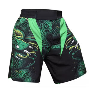 Shorts de MMA personnalisés par sublimation, entraînement de combat, grappling, boxe, vêtements de sport, légers, respirants, extensibles, athlétiques, pour hommes, lavés - Product Image 1
