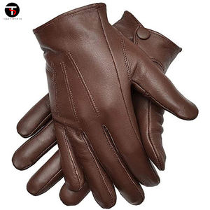 New Arrival Latest Design Cheap Price Top High Quality Stylish Winter Warm Fashion Leather <b>Gloves</b> From Pakistan <b>Men</b> - Product Image 3