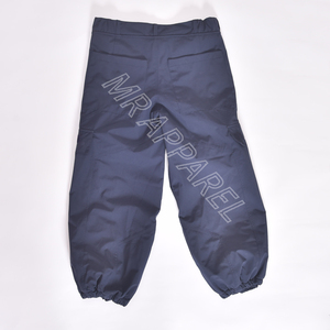 Pantalon de ski imperméable marine unisexe avec boucles de ceinture évents taille réglable et poches cargo zippées au genou vente en gros - Product Image 2