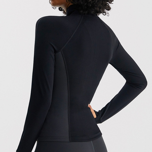 Performance Slim Body Fit Ropa de yoga Chaqueta de entrenamiento cálida para correr Entrenamiento Gimnasio Ropa de fitness | Activewear Deportes Yoga - Product Image 6