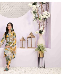 Robes pakistanaises salwar kameez lin dames robe de haute qualité salwar kameez femmes salwar kameez femmes vêtements respirants - Product Image 3