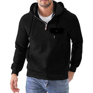 Sweats à capuche unis pour hommes sur mesure de qualité supérieure nouveau design 100% sweats à capuche en coton pour la vente en ligne à un prix abordable - Product Image 5