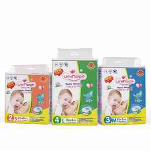 Pañales Desechables para Bebé Unihope al por Mayor, Muestras Gratis, Marca de Pañales para Bebé con Super Absorción - Product Image 3