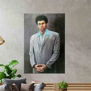 Impression sur toile Portrait Kramer - Art mural moderne, encadré, cadeau unique - Product Image 1