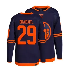 เอ็ดมันตัน # 97 คอนเนอร์ แมคเดวิด # 91 เอเวนเดอร์ เคน # เสื้อฮอกกี้น้ำแข็งหมายเลข 29 ลีออน ดรายไซท์ล รุ่น Alternate Premier Breakaway Player - Product Image 4