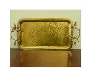 Plateau de service en acier inoxydable argenté de forme ovale avec plateau de collations de chocolats de haute qualité pour les meilleures ventes à bas prix - Product Image 2