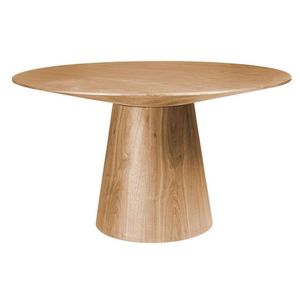 Table de Salle à Manger Ronde Mid-Century Moderne en Bois Design Élégant - Product Image 3