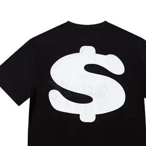 T-shirt pour homme en coton 100% respirant et à séchage rapide, coupe ample, avec logo personnalisé imprimé en relief, style 2025, fabriqué au Pakistan - Product Image 4